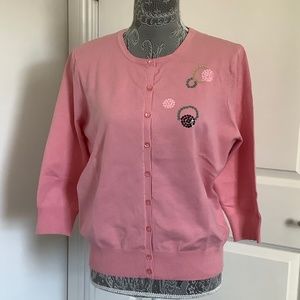 Notations Women's Cardigan, Size XL